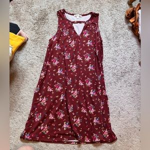 Floral maroon dress! Super soft and cute just not my style